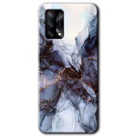 Oppo A74 Otantik Mermer Baskılı Uyumlu Silikon Kılıf
