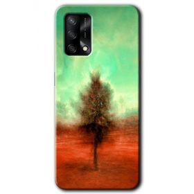 Oppo A74 Outlines Paint Baskılı Uyumlu Silikon Kılıf