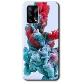 Oppo A74 Renkli Karışım Baskılı Uyumlu Silikon Kılıf