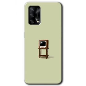 Oppo A74 Retro TV Baskılı Uyumlu Silikon Kılıf