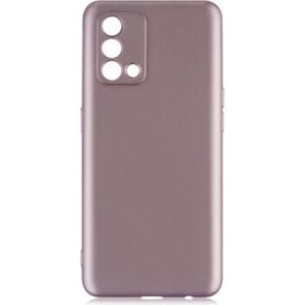 Oppo A74 Rose Gold Kılıf Zırhlı Standlı Mıknatıslı Tank Kapak
