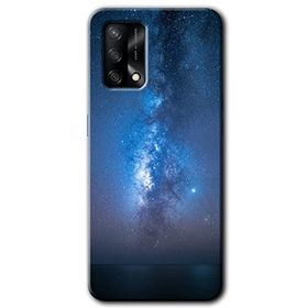 Oppo A74 Samanyolu Baskılı Uyumlu Silikon Kılıf