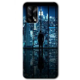 Oppo A74 Şehir Manzarası Baskılı Uyumlu Silikon Kılıf