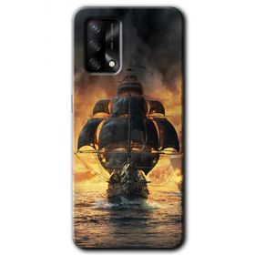 Oppo A74 Siyah İnci Baskılı Uyumlu Silikon Kılıf