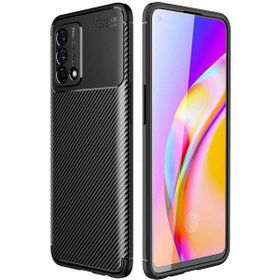 Oppo A74 Siyah Kılıf Silikon Sürgülü Lens Korumalı Buzlu Şeffaf
