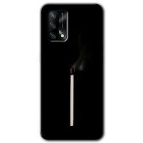 Oppo A74 Sönmüş Kibrit Baskılı Uyumlu Silikon Kılıf