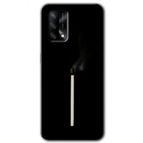Oppo A74 Sönmüş Kibrit Baskılı Uyumlu Silikon Kılıf