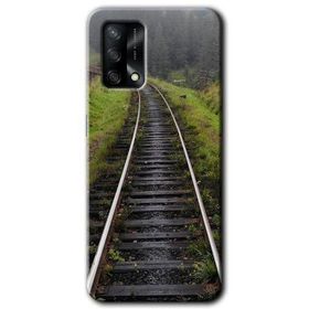 Oppo A74 Tren Yolu Baskılı Uyumlu Silikon Kılıf