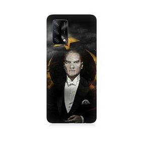 Oppo A74 Uyumlu Mustafa Kemal Atatürk Baskılı Silikon Kılıf
