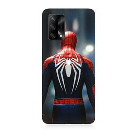 Oppo A74 Uyumlu Örümcek Adam Baskılı Silikon Kılıf