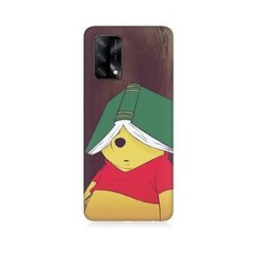Oppo A74 Uyumlu Winnie The Pooh Baskılı Silikon Kılıf