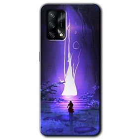 Oppo A74 Wanderer Silhouette Baskılı Uyumlu Silikon Kılıf
