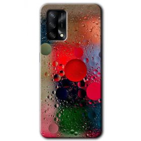 Oppo A74 Wet Bubbles Baskılı Uyumlu Silikon Kılıf