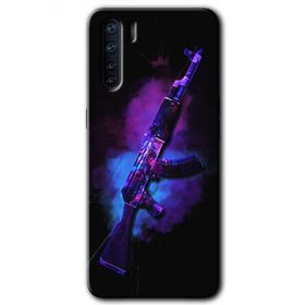 Oppo A91 AK Baskılı Uyumlu Silikon Kılıf