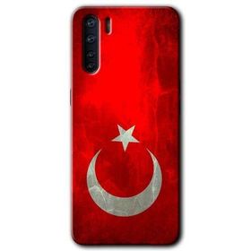 Oppo A91 Albayrak Baskılı Uyumlu Silikon Kılıf