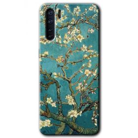 Oppo A91 Almond Blossom Baskılı Uyumlu Silikon Kılıf