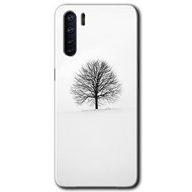 Oppo A91 Alone Tree Baskılı Uyumlu Silikon Kılıf