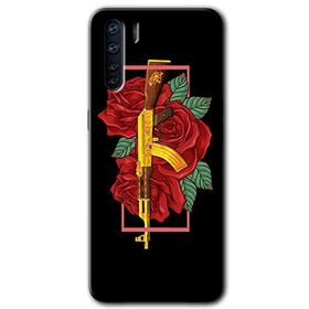 Oppo A91 Bedel Baskılı Uyumlu Silikon Kılıf