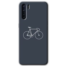 Oppo A91 Bike Baskılı Uyumlu Silikon Kılıf