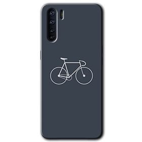 Oppo A91 Bike Baskılı Uyumlu Silikon Kılıf