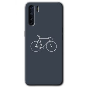 Oppo A91 Bike Baskılı Uyumlu Silikon Kılıf