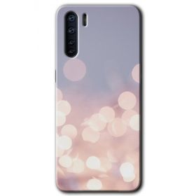Oppo A91 Blur Lights Baskılı Uyumlu Silikon Kılıf
