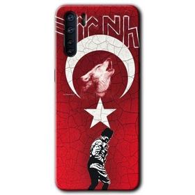 Oppo A91 Bozkurt Atam Baskılı Uyumlu Silikon Kılıf