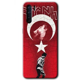 Oppo A91 Bozkurt Atam Baskılı Uyumlu Silikon Kılıf