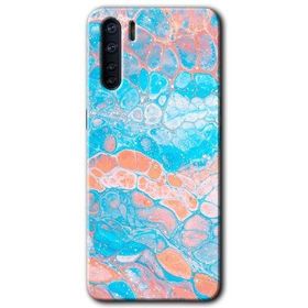 Oppo A91 Bubbles 1 Baskılı Uyumlu Silikon Kılıf