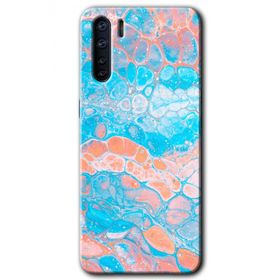 Oppo A91 Bubbles 1 Baskılı Uyumlu Silikon Kılıf