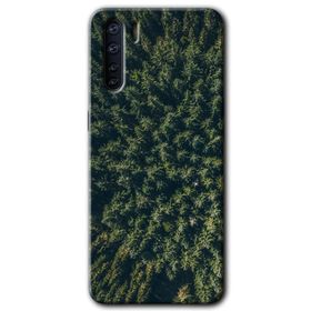 Oppo A91 Çam Ağacı Ormanı Baskılı Uyumlu Silikon Kılıf