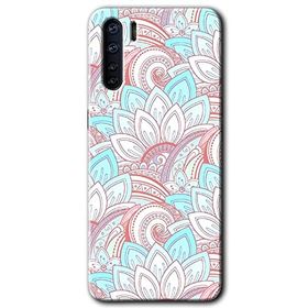 Oppo A91 Çin Mandala 1 Baskılı Uyumlu Silikon Kılıf