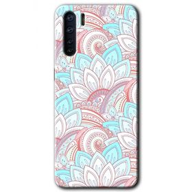 Oppo A91 Çin Mandala 1 Baskılı Uyumlu Silikon Kılıf