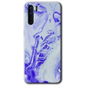 Oppo A91 Cranny Liquid Wall Baskılı Uyumlu Silikon Kılıf