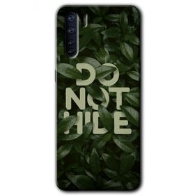 Oppo A91 Do Not Hide Baskılı Uyumlu Silikon Kılıf