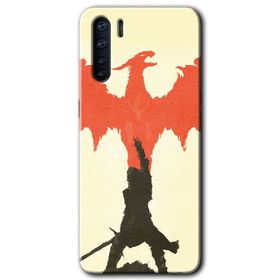 Oppo A91 Dragon Hunter 1 Baskılı Uyumlu Silikon Kılıf