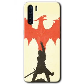 Oppo A91 Dragon Hunter 1 Baskılı Uyumlu Silikon Kılıf