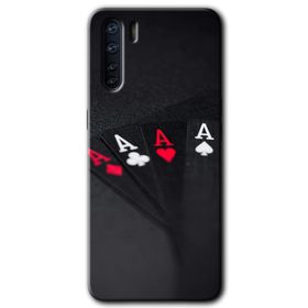 Oppo A91 Full As Baskılı Uyumlu Silikon Kılıf