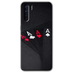 Oppo A91 Full As Baskılı Uyumlu Silikon Kılıf