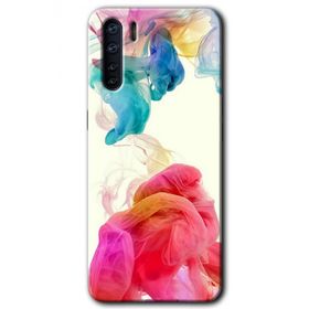 Oppo A91 Gökkuşağı Color Baskılı Uyumlu Silikon Kılıf