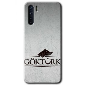 Oppo A91 Göktürk Baskılı Uyumlu Silikon Kılıf