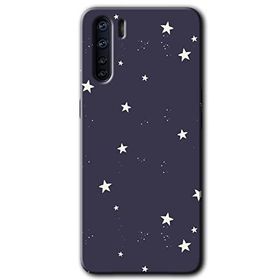 Oppo A91 Gökyüzü Yıldız Baskılı Uyumlu Silikon Kılıf