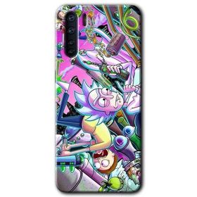 Oppo A91 Graffiti Çizgi Film Baskılı Uyumlu Silikon Kılıf