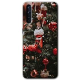 Oppo A91 Happy New Year Baskılı Uyumlu Silikon Kılıf