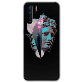 Oppo A91 Heykel Baskılı Uyumlu Silikon Kılıf