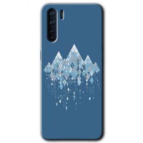 Oppo A91 İceberg Baskılı Uyumlu Silikon Kılıf
