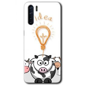Oppo A91 İdea Lamp Baskılı Uyumlu Silikon Kılıf