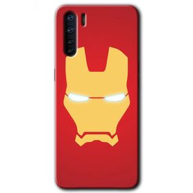 Oppo A91 İronMan Baskılı Uyumlu Silikon Kılıf