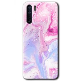 Oppo A91 Kabarmış Leke Baskılı Uyumlu Silikon Kılıf