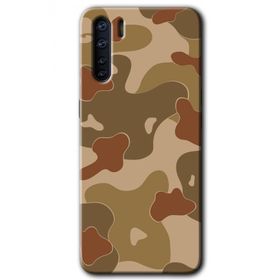 Oppo A91 Kamuflaj 10 Baskılı Uyumlu Silikon Kılıf